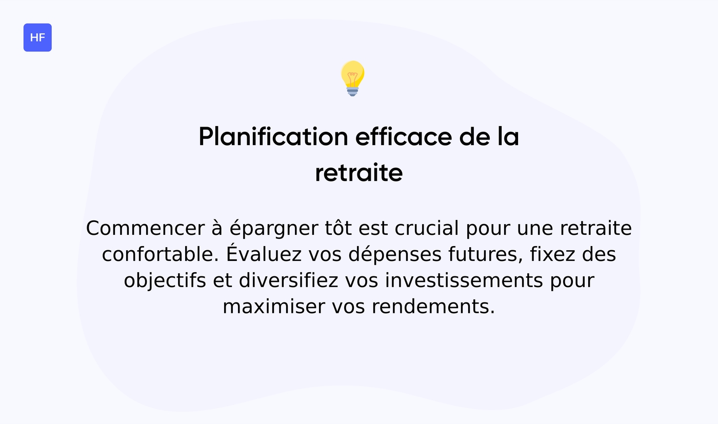 Planifier sa retraite efficacement