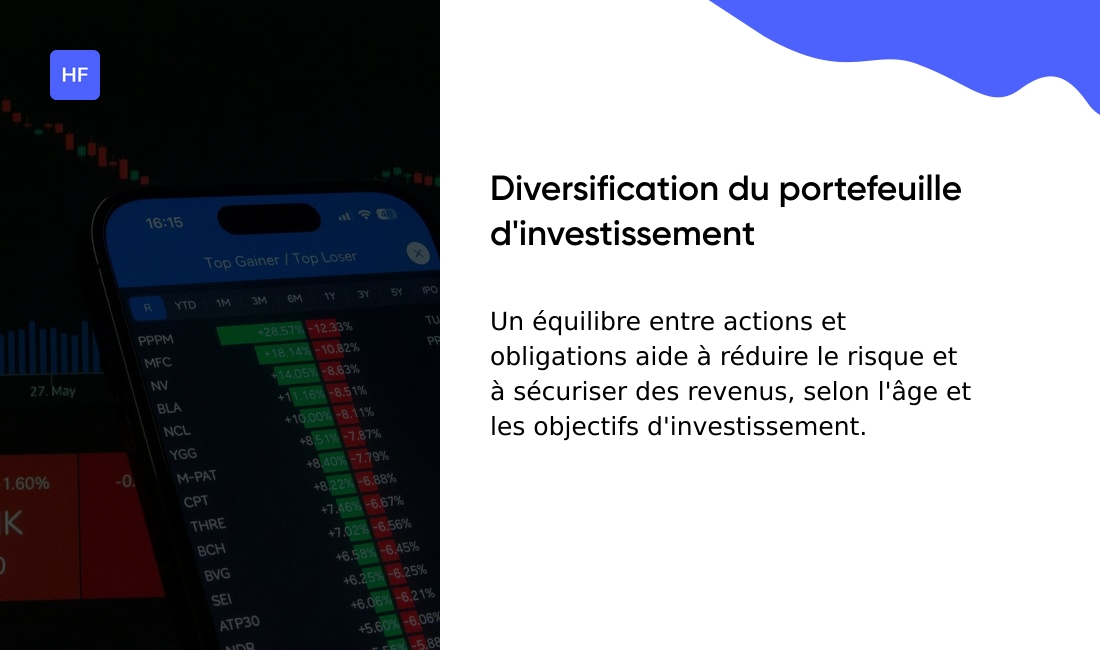 Comment diversifier un portefeuille avec des actions et des obligations ?