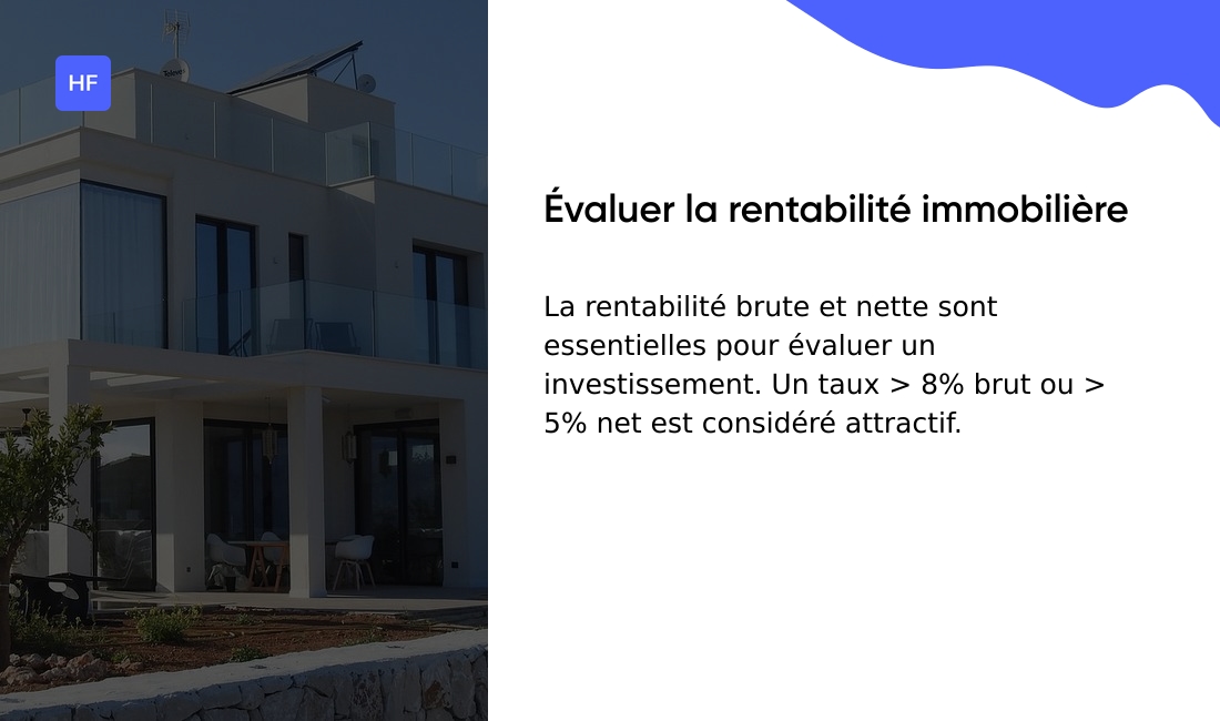 Comment évaluer la rentabilité d'un investissement immobilier