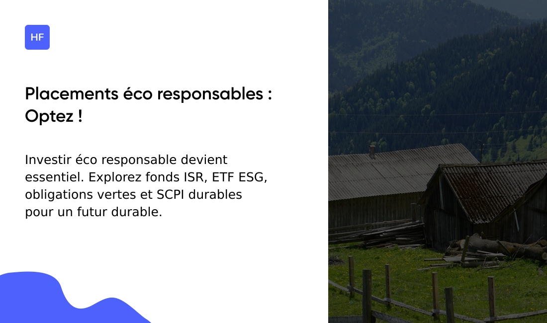 Les différents types de placements éco responsables