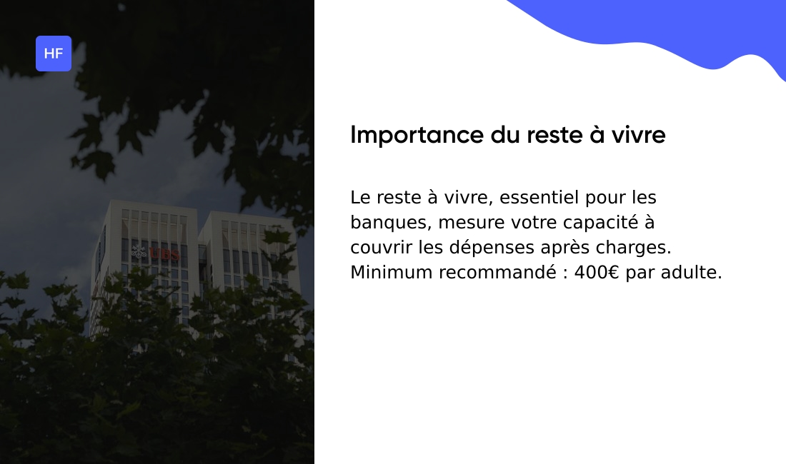 L'importance du reste à vivre