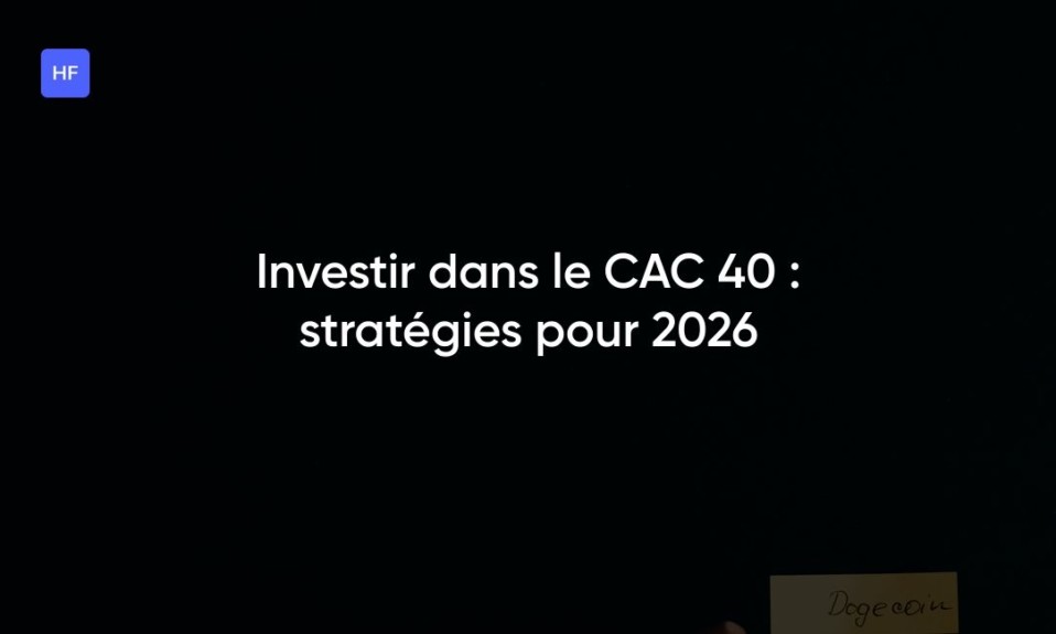 Investir dans le CAC 40 : stratégies pour 2026